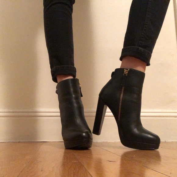 reiss leather boots